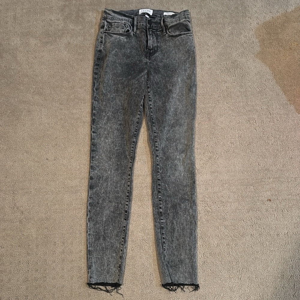 Frame Denim Women’s Gray Skinny Jeans Size 28