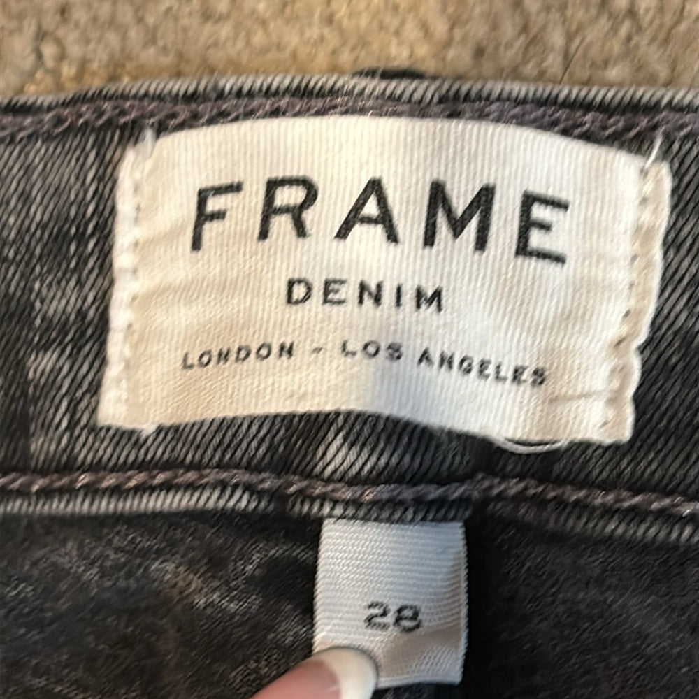 Frame Denim Women’s Gray Skinny Jeans Size 28