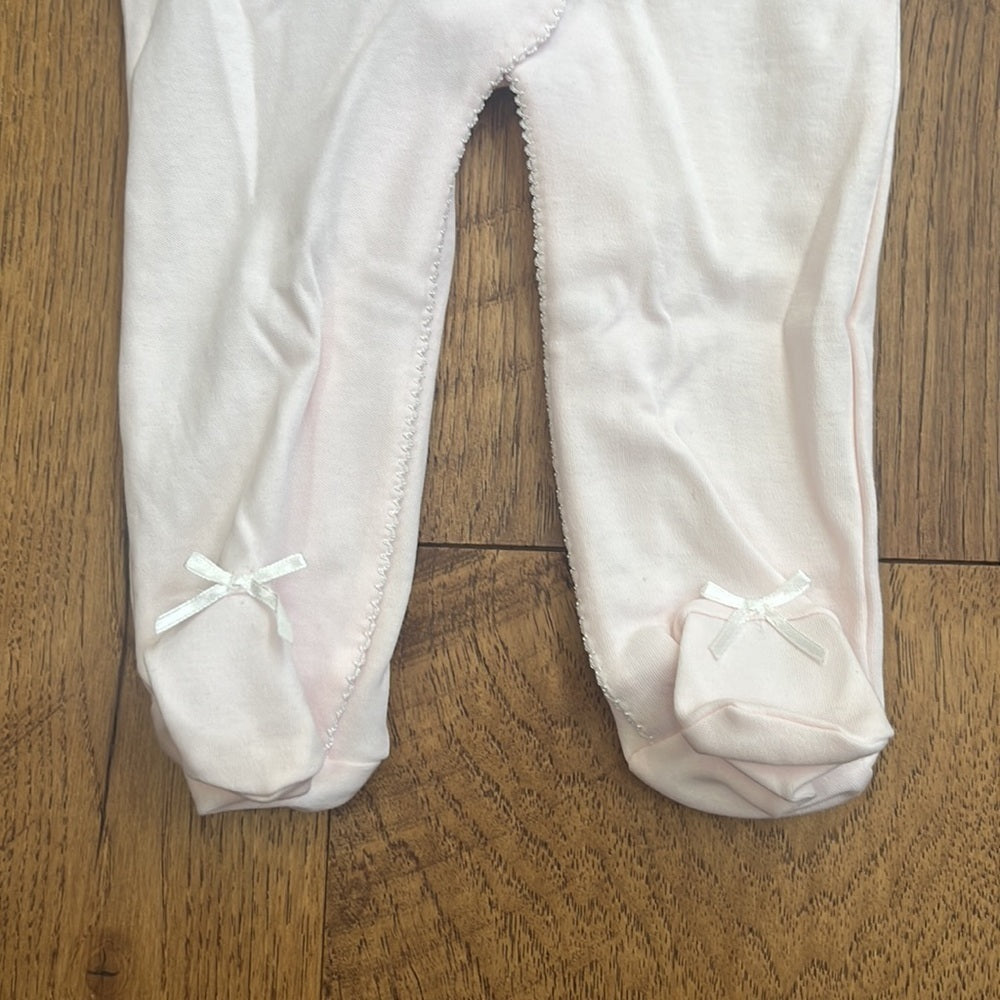 NWT Miniclasix Girl’s Pink Footies Size 9M