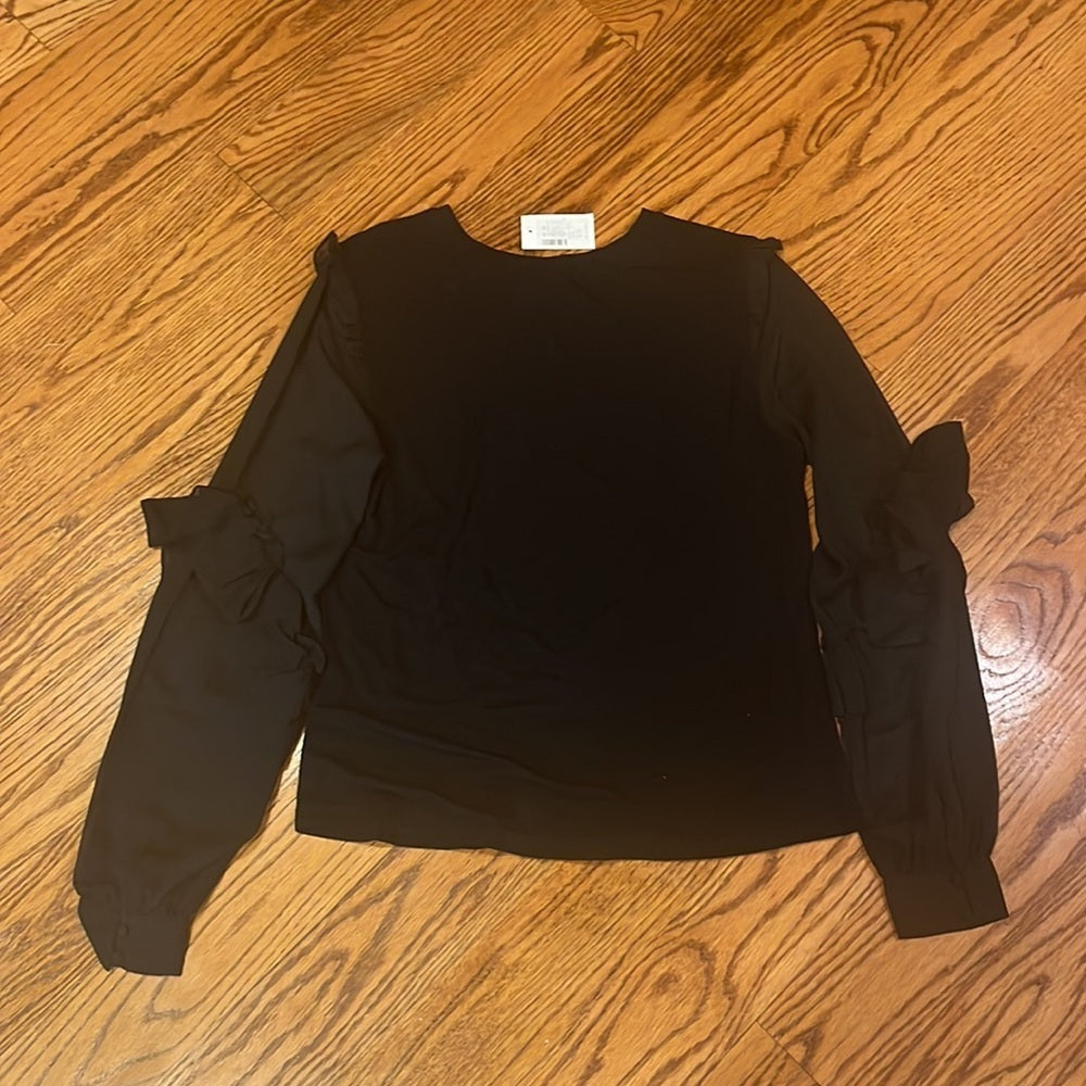 NWT Generational Love Woman’s Doni Black Top Size L