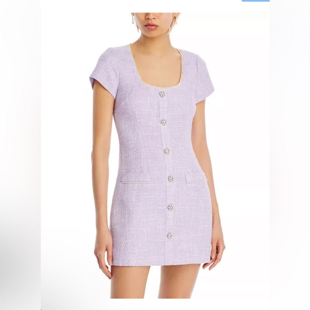 NWT LIKELY Cora Beaded Trim Dress Size 00