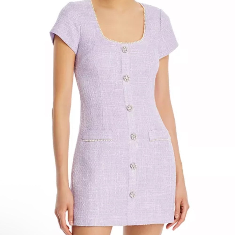 NWT LIKELY Cora Beaded Trim Dress Size 00