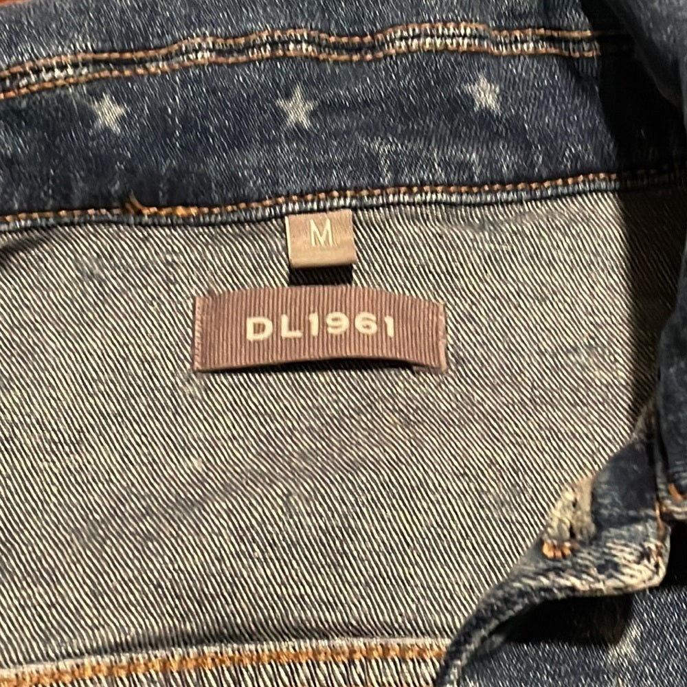 DL1961 Girl’s Jean Jacket with Stars Size M