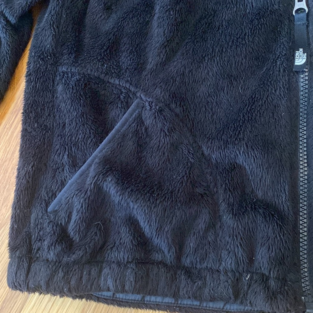 The North Face Girls Black Fleece Jacket Size L