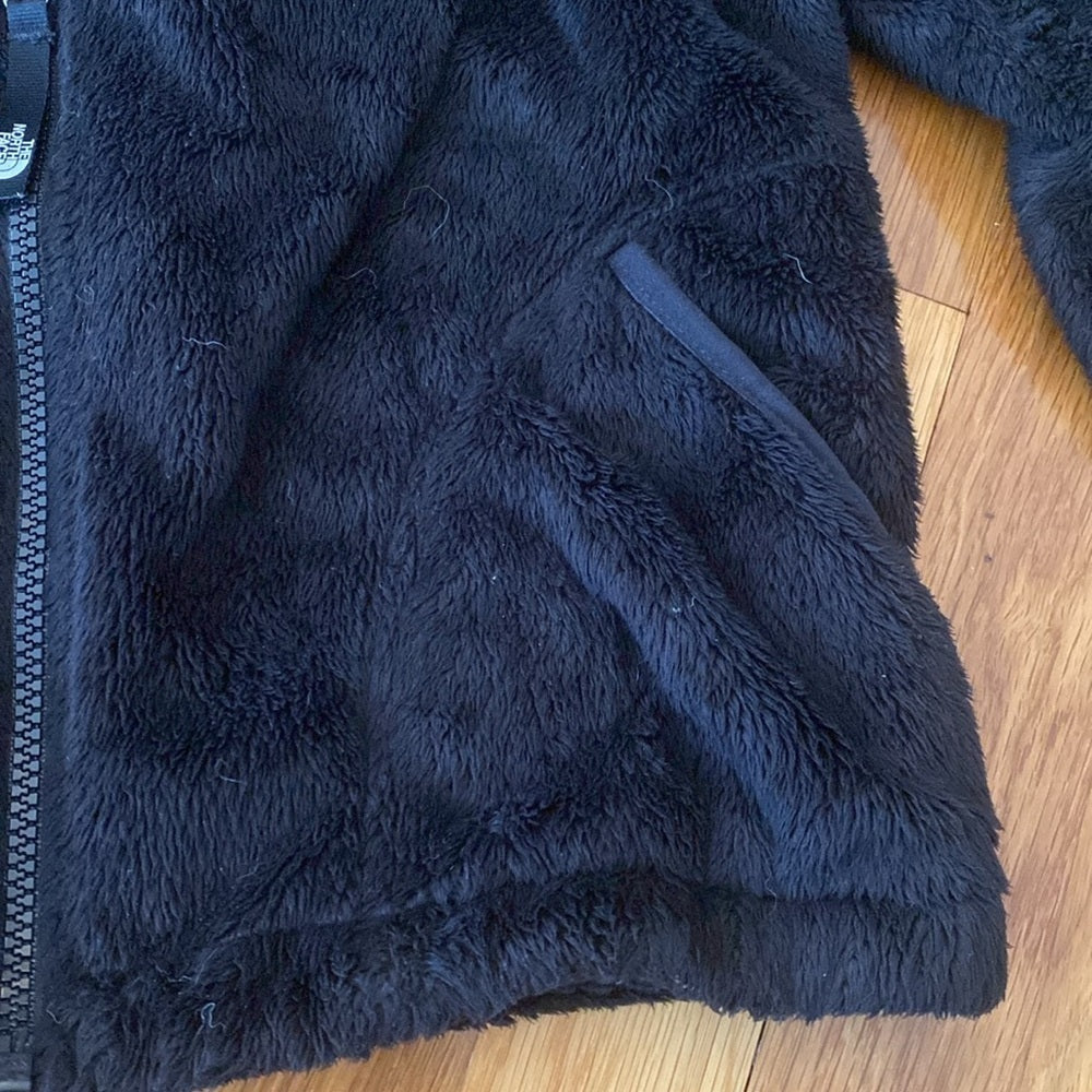 The North Face Girls Black Fleece Jacket Size L