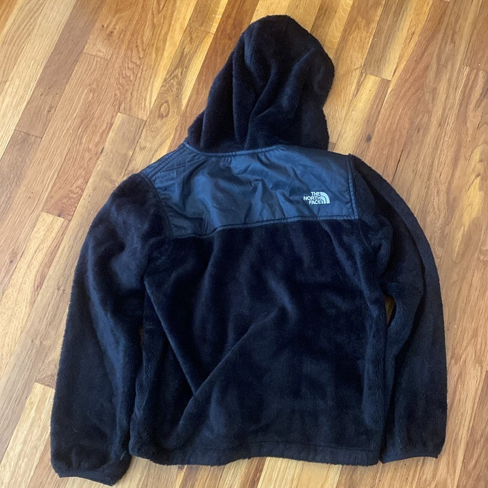 The North Face Girls Black Fleece Jacket Size L