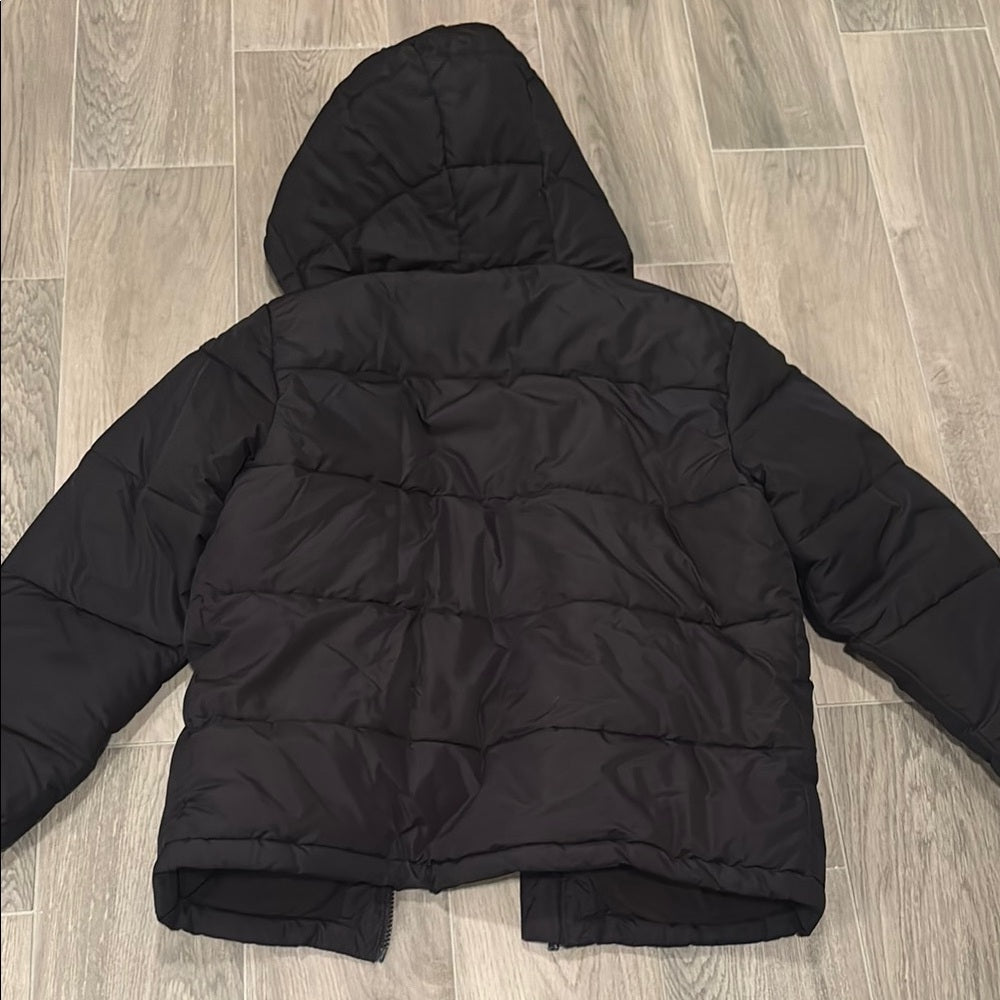 Swiss Tech Boys Black Puffer Jacket Size L