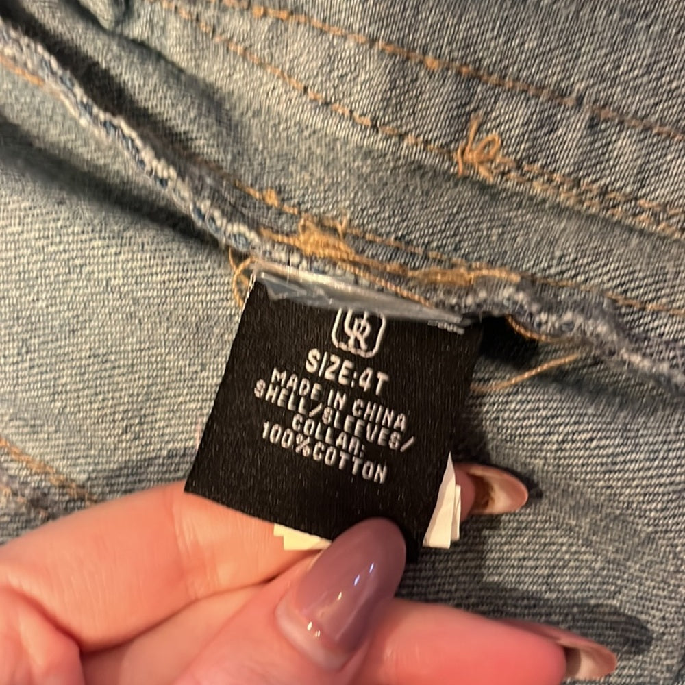 Urban Republic Girl’s Jean Jacket Size 4T