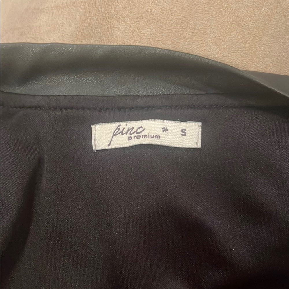 Pinc Premium Girls Black Jacket Size: S