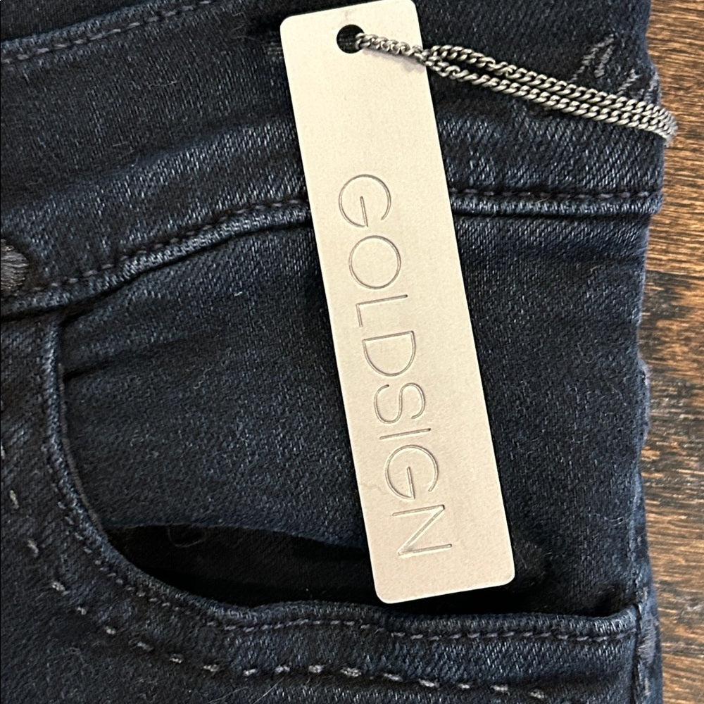 NWT Goldsign Women’s Classic Dark Wash Skinny Jeans Size  27