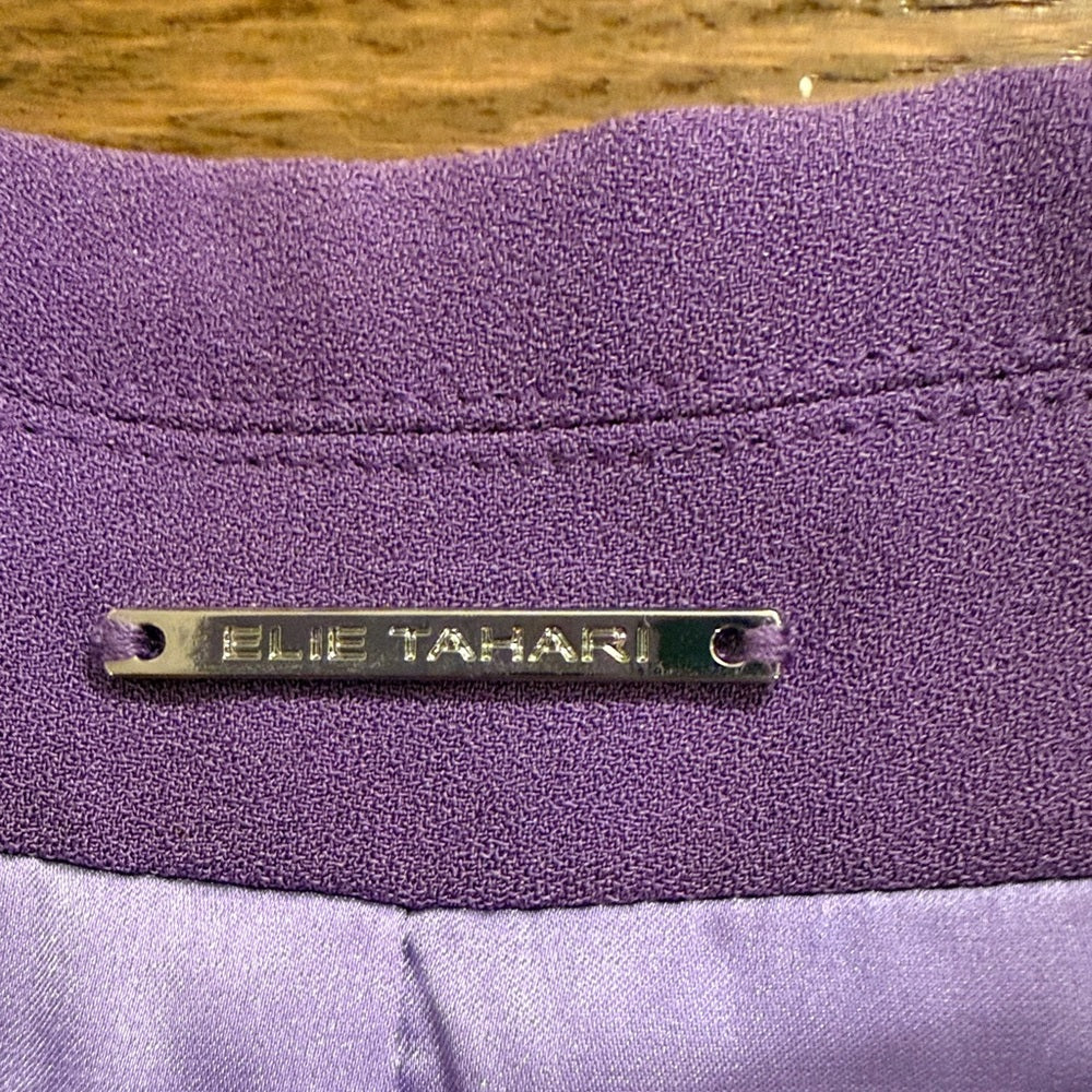 NWT Elie Tahari Lavender Sleeveless Vest Dress Size 8