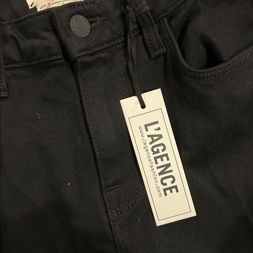 NWT L’agence Women’s Black Flared Jeans Size 26