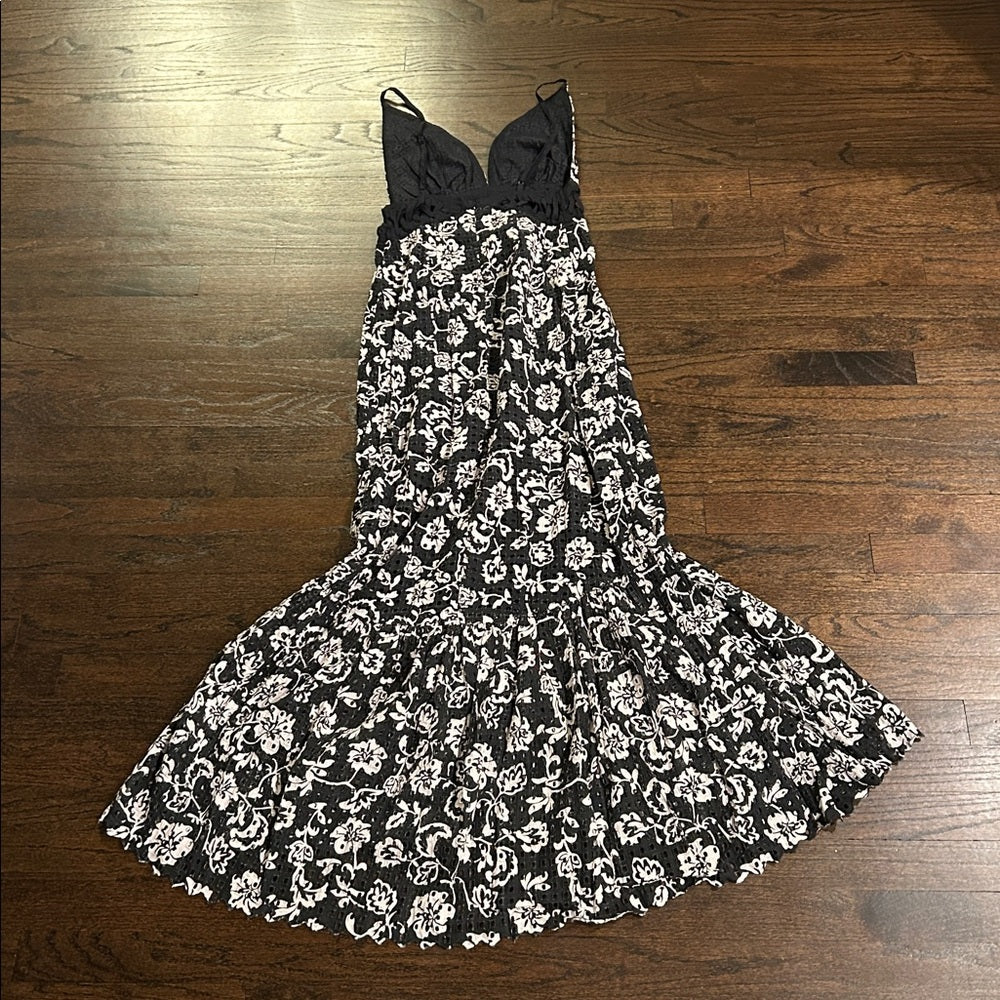 NWT Ramy Brook Women’s Floral Black and White Dress Size 00
