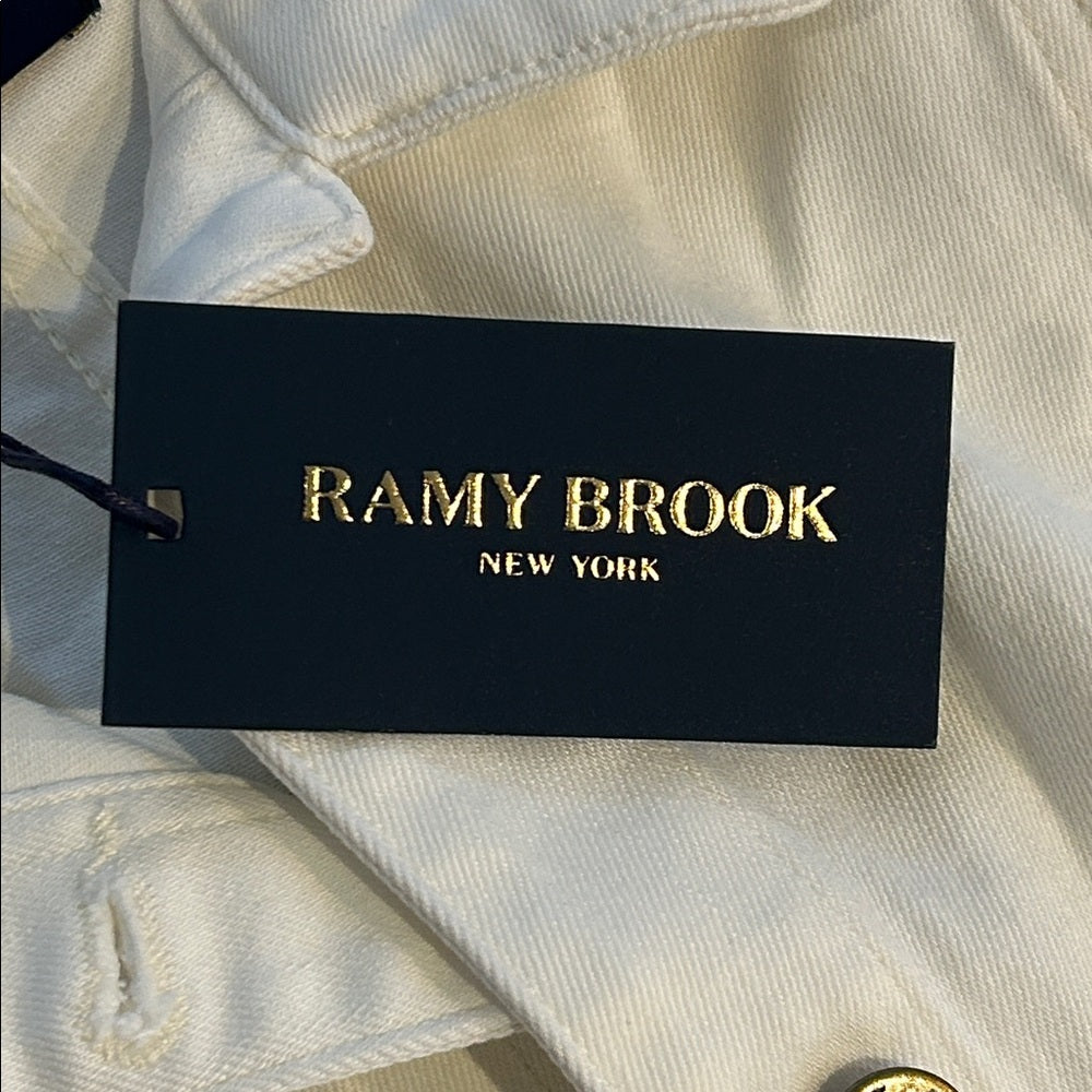 NWT Ramy Brook Women’s White Sleeveless Button-Up Dress Size 31