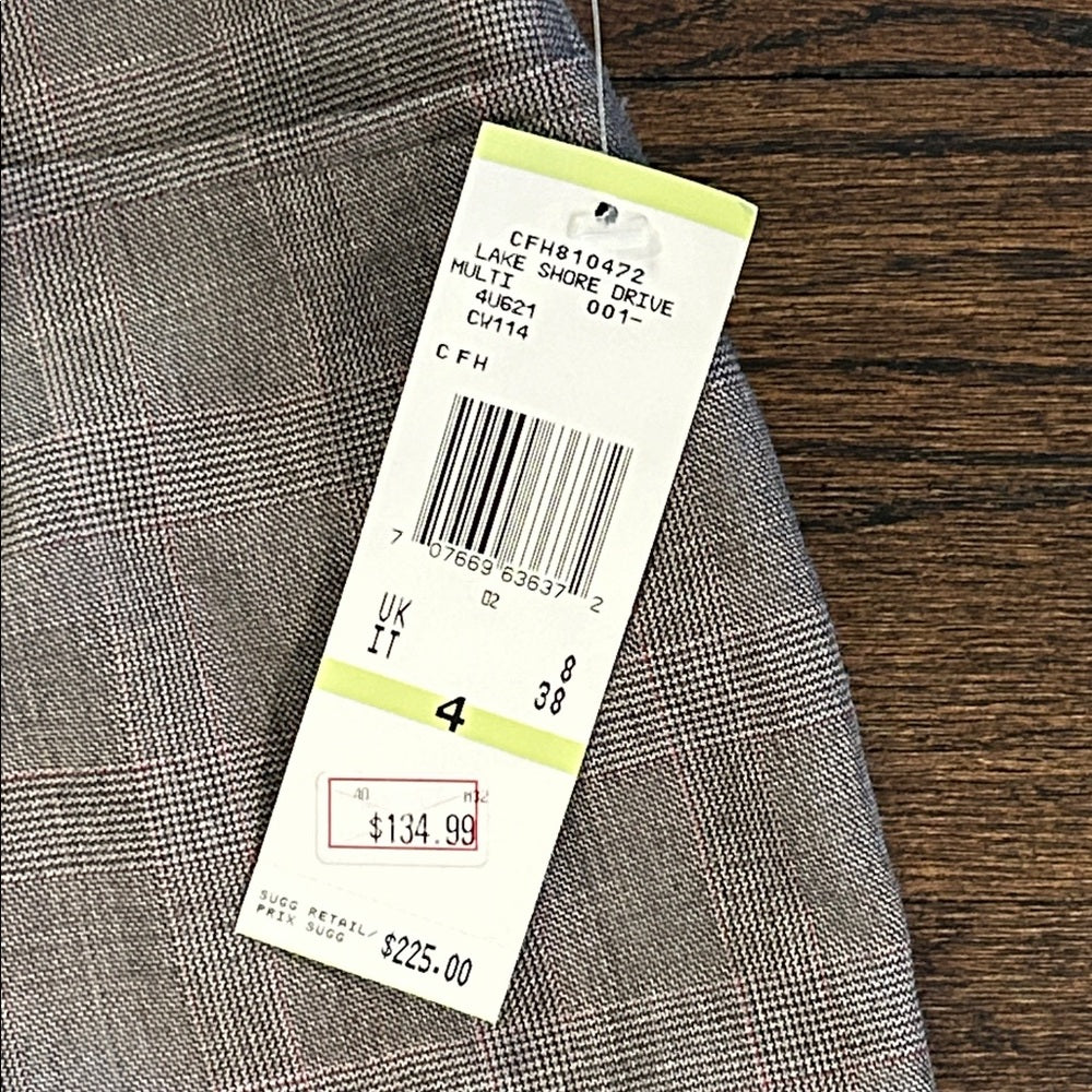 NWT Anne Klein Women’s Taupe Dress Pants Size 4