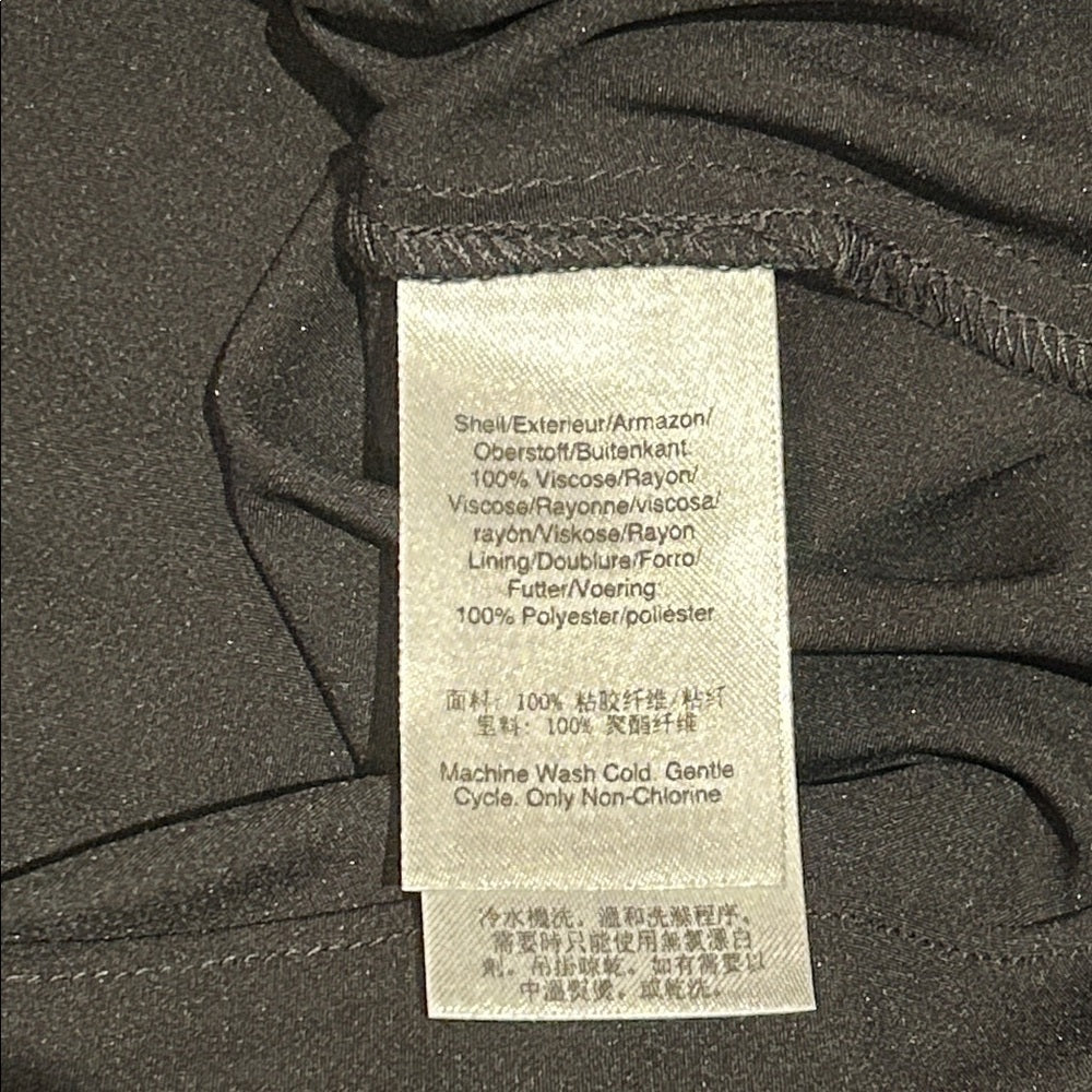 NWT Donna Karan Women’s Elegant Black Sleeveless Dress Size 8