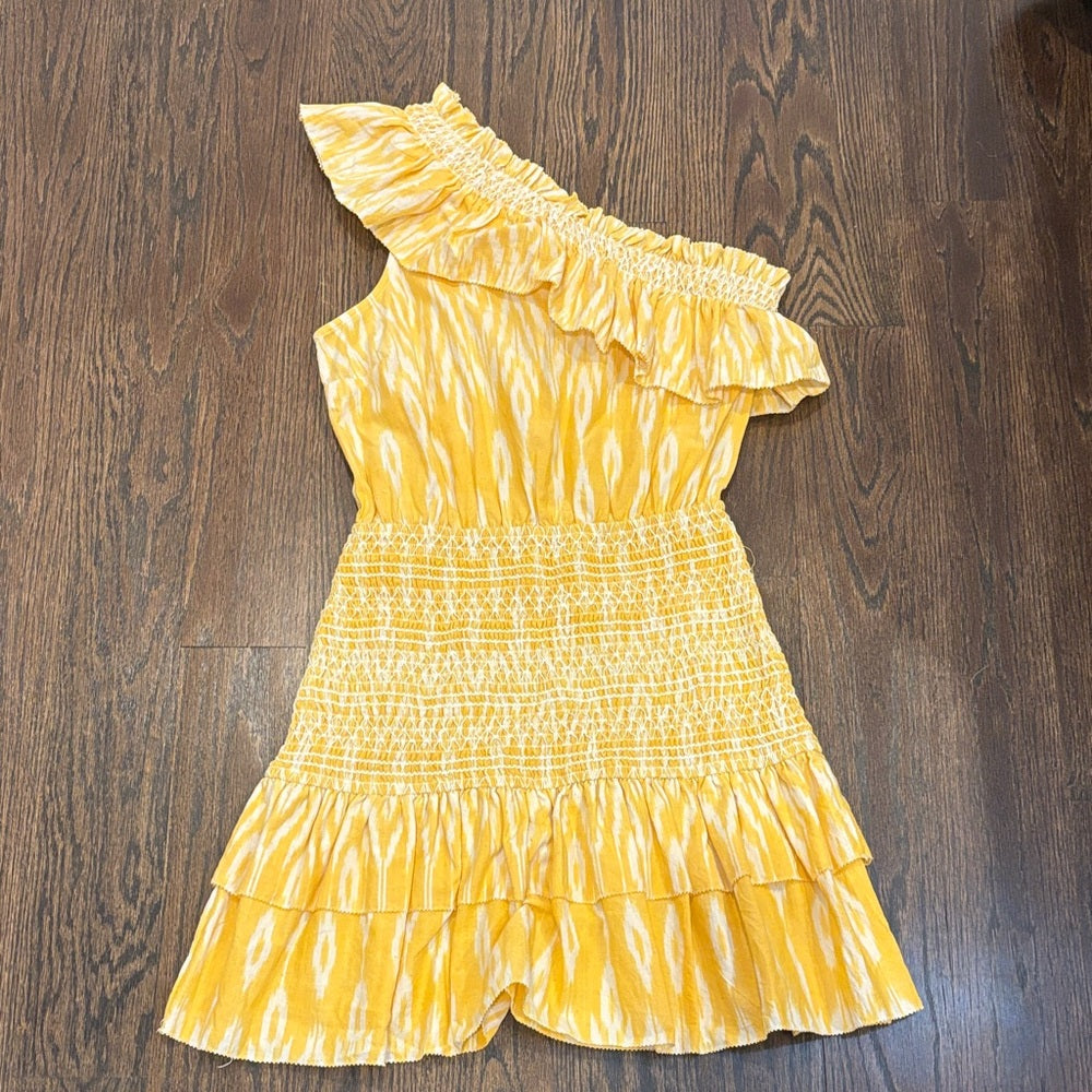 SAYLOR Women’s One Shoulder Yellow Dress Size XS
