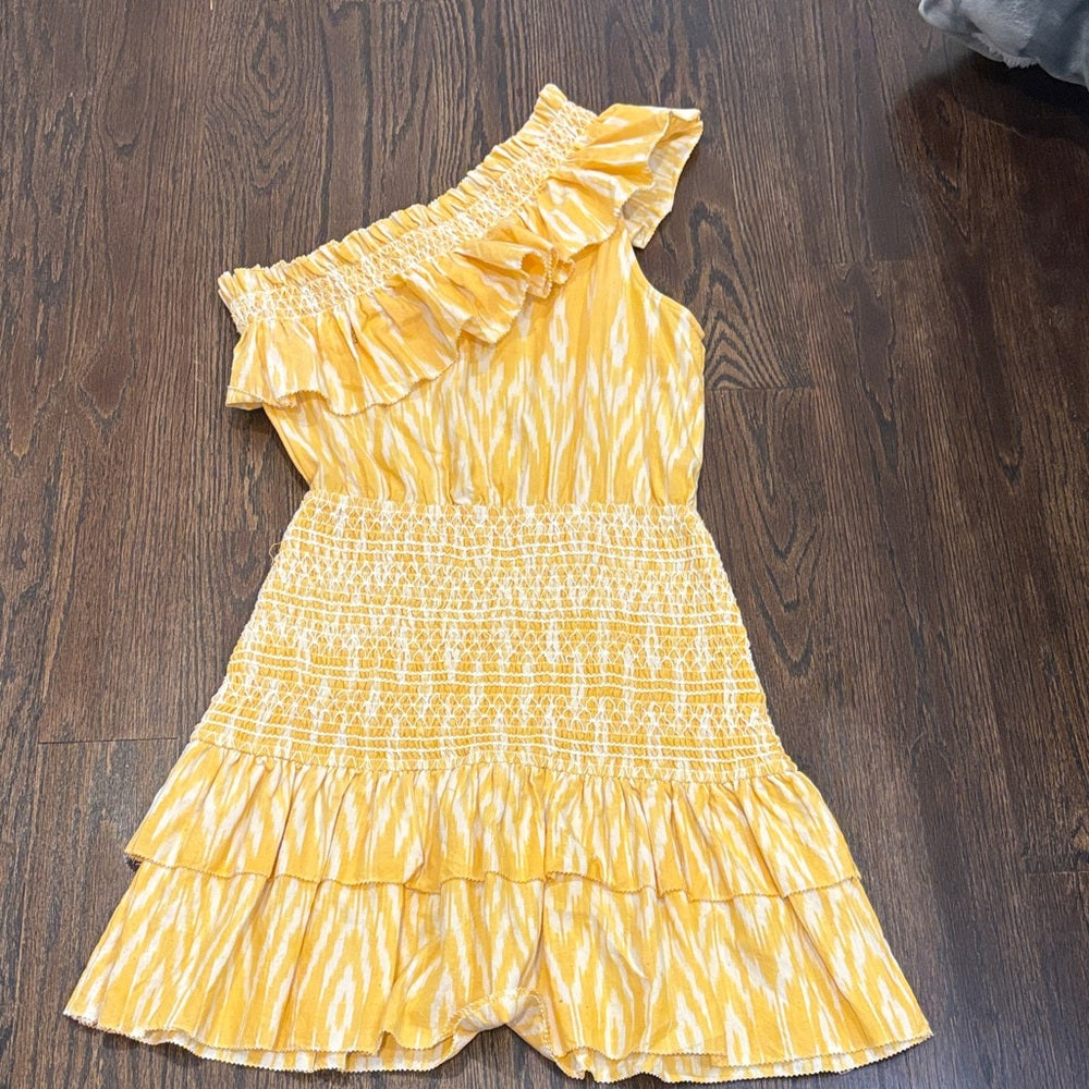 SAYLOR Women’s One Shoulder Yellow Dress Size XS