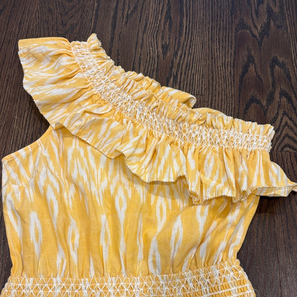 SAYLOR Women’s One Shoulder Yellow Dress Size XS