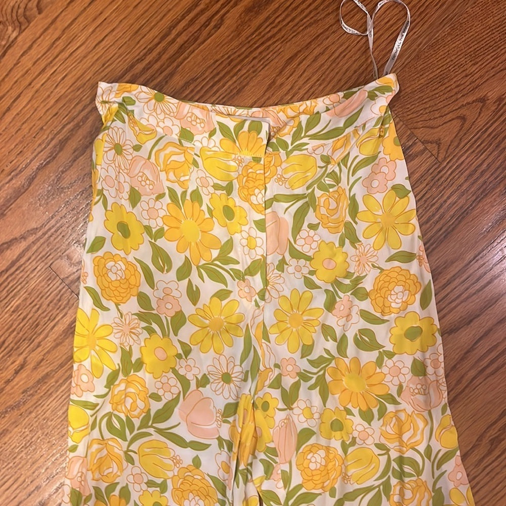 Faithfull The Brand Woman’s Floral Flare Pants Size US 4