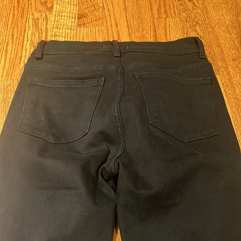 DL1961 Woman’s Black Farrow Skinny High Rise Instasculpt Ankle Jeans Size 24