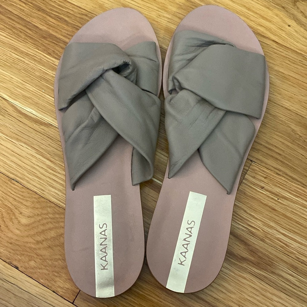 Kaaanas Women’s Brown Twist Sandals Size 8
