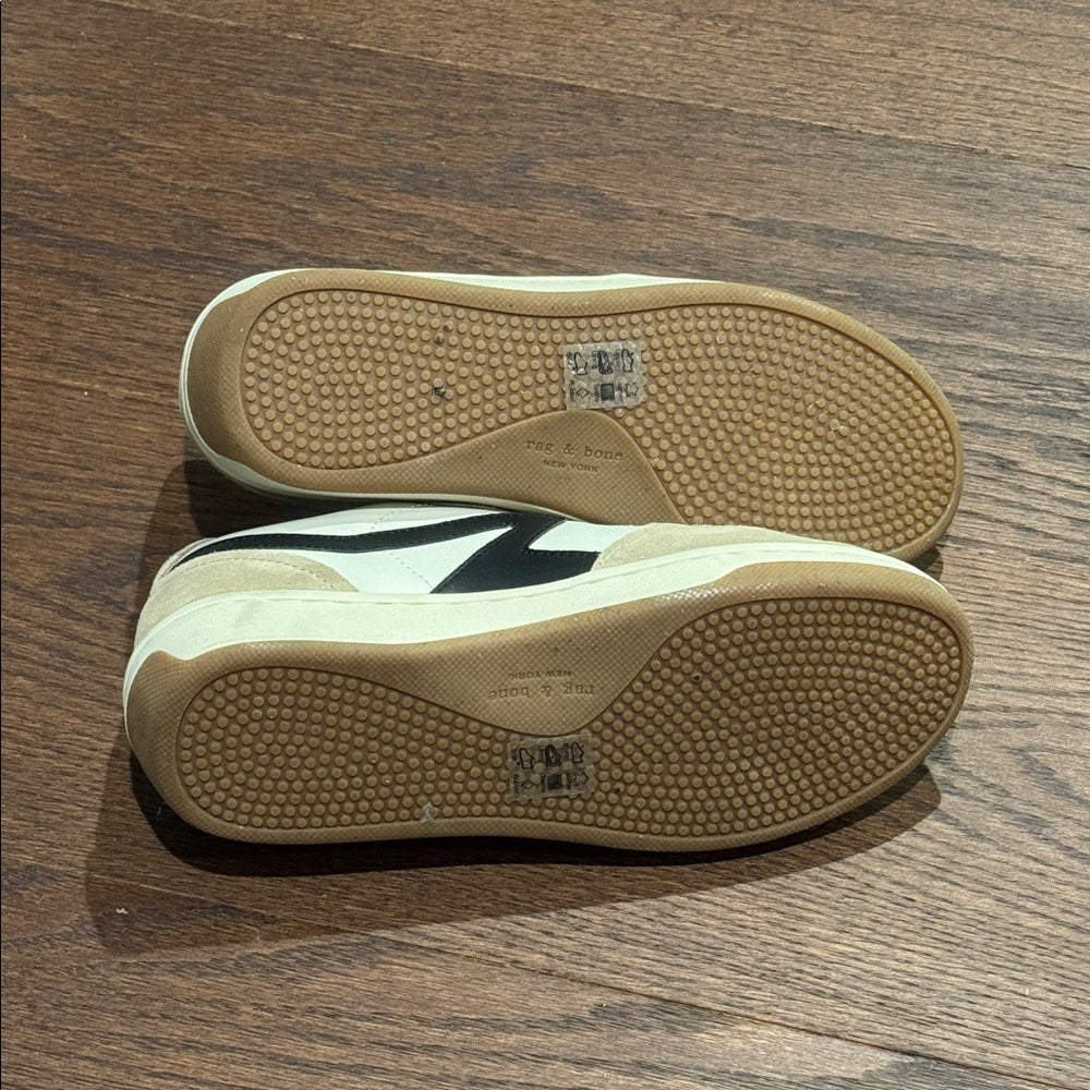 Rag & Bone Retro Court Sneakers Dove/Sand Size 6.5