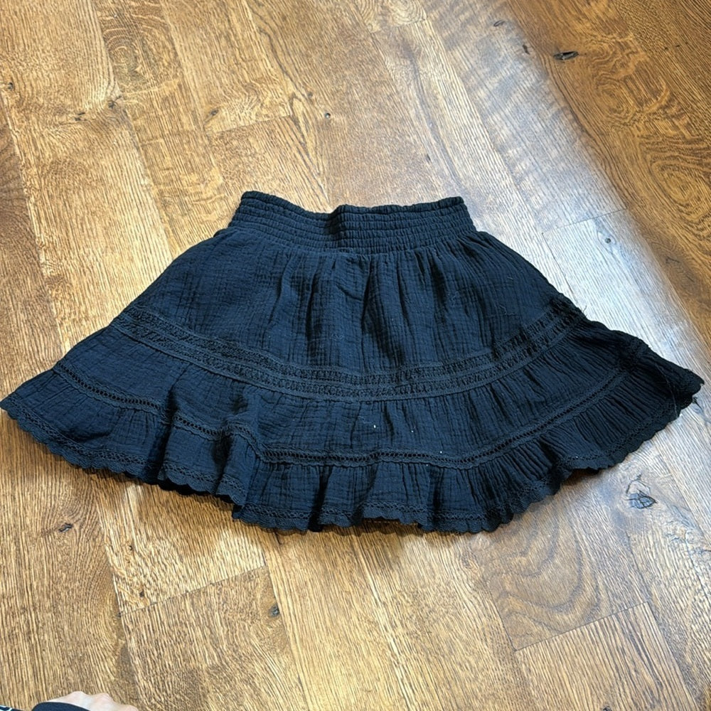 NWT Katie J NYC Girls Juniors Skirt Black Size Large
