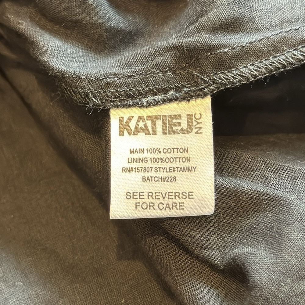 NWT Katie J NYC Girls Juniors Skirt Black Size Large