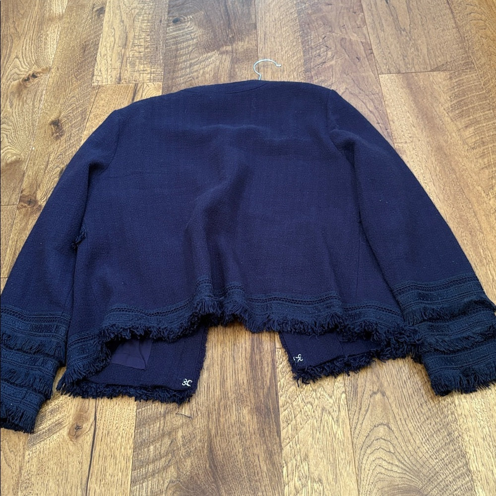 Greylin Woman’s Blue Fringed Jacket Size M