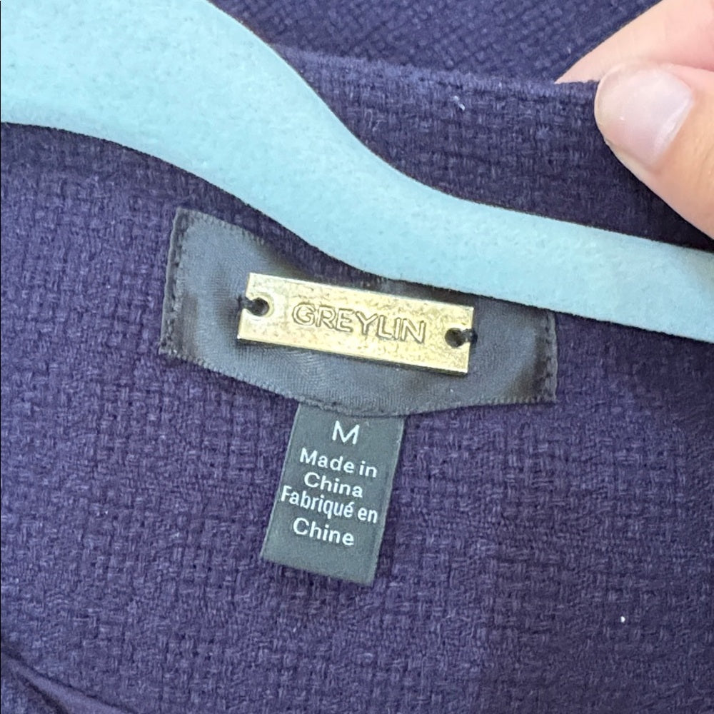 Greylin Woman’s Blue Fringed Jacket Size M