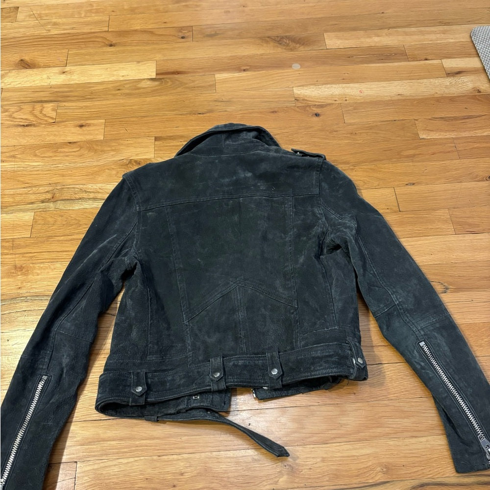 Blank NYC Black Suede Women's Jacket Size XS