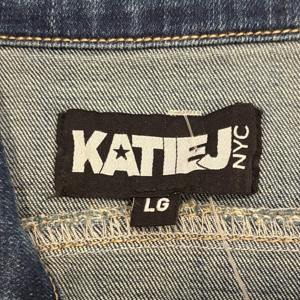NWT Katie J NYC Girl’s Blue Jean Jacket Size Large