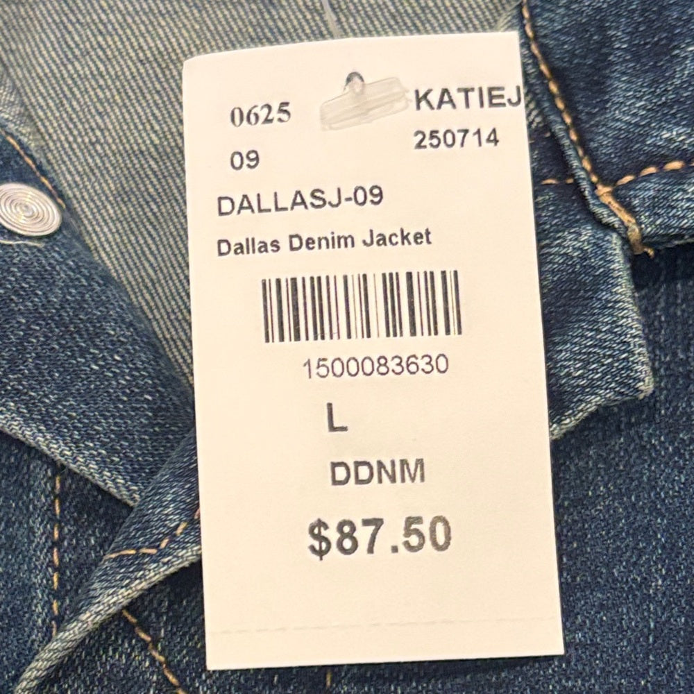 NWT Katie J NYC Girl’s Blue Jean Jacket Size Large