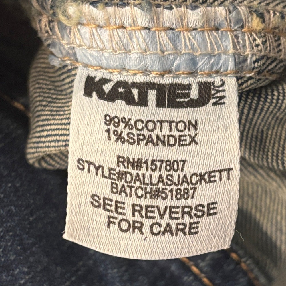 NWT Katie J NYC Girl’s Blue Jean Jacket Size Large