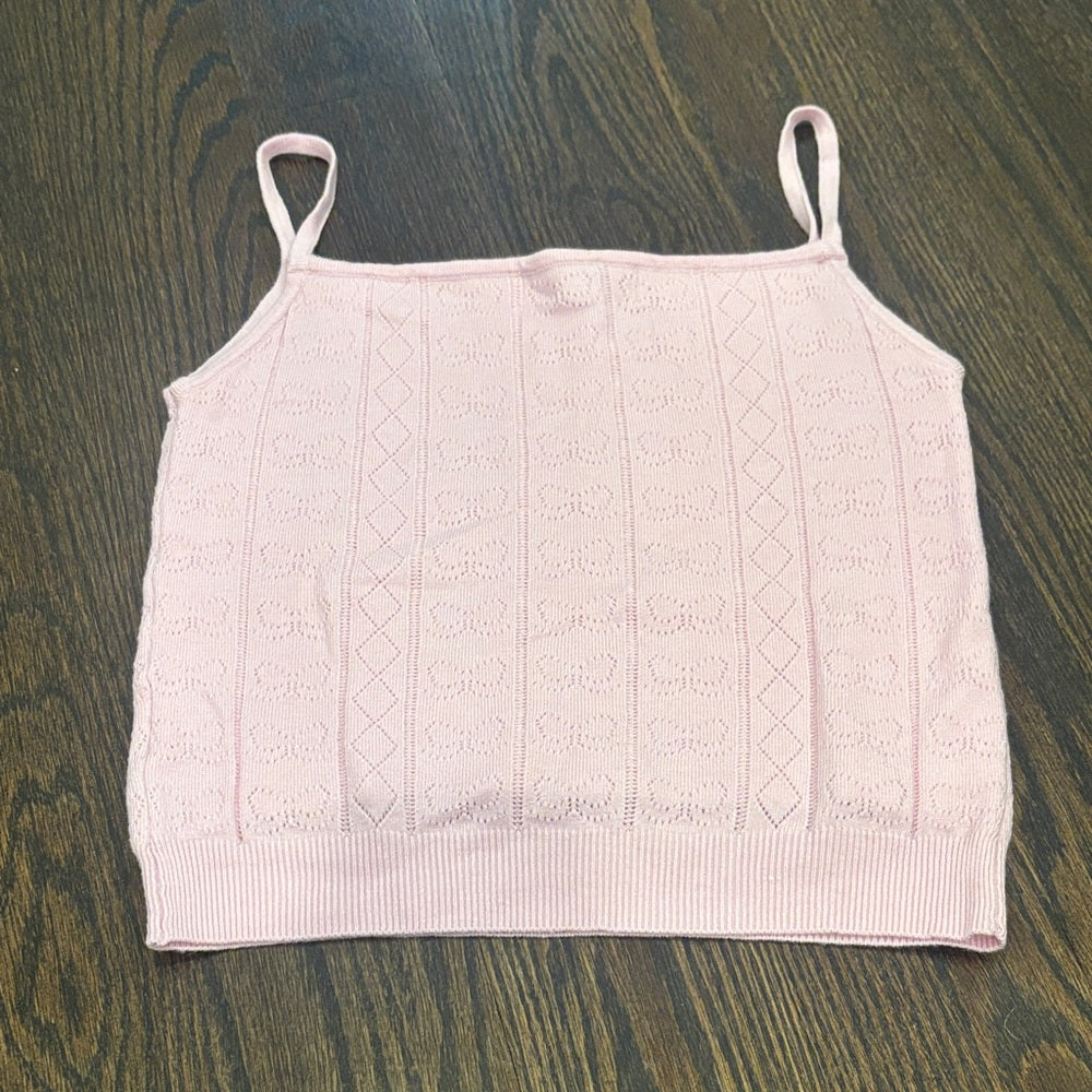 NWT Mini Dreamers Girl’s Pink Two Piece Sweater Set Size 12