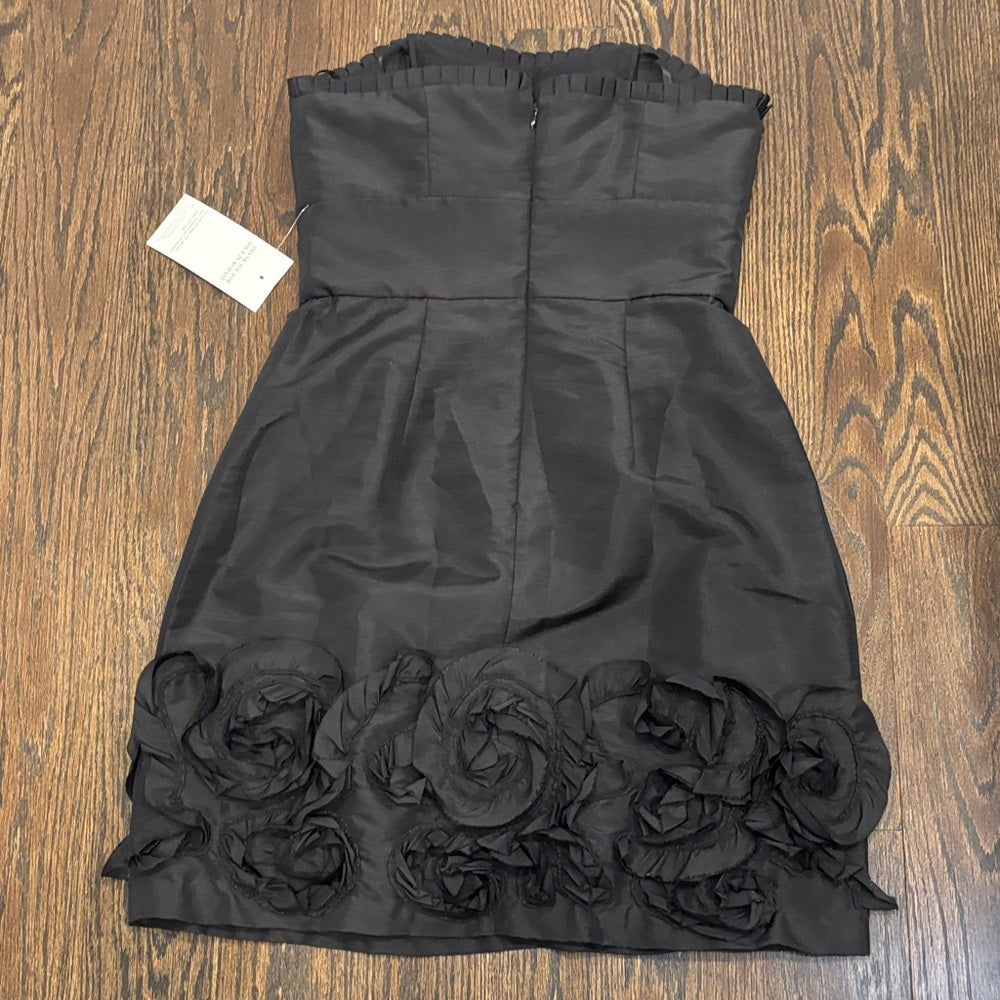 NWT Max & Cleo Women’s Black Strapless Dress Size 8