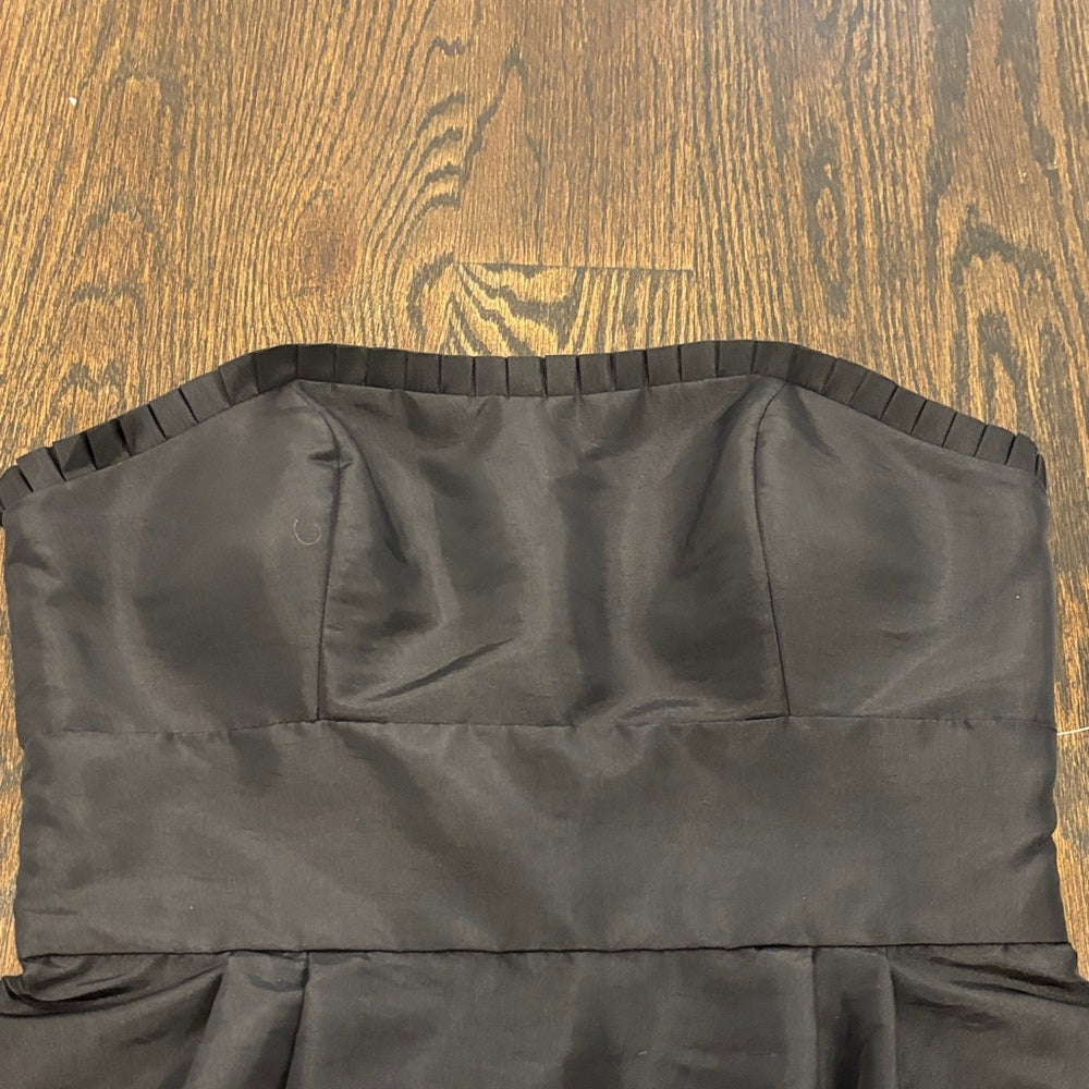 NWT Max & Cleo Women’s Black Strapless Dress Size 8