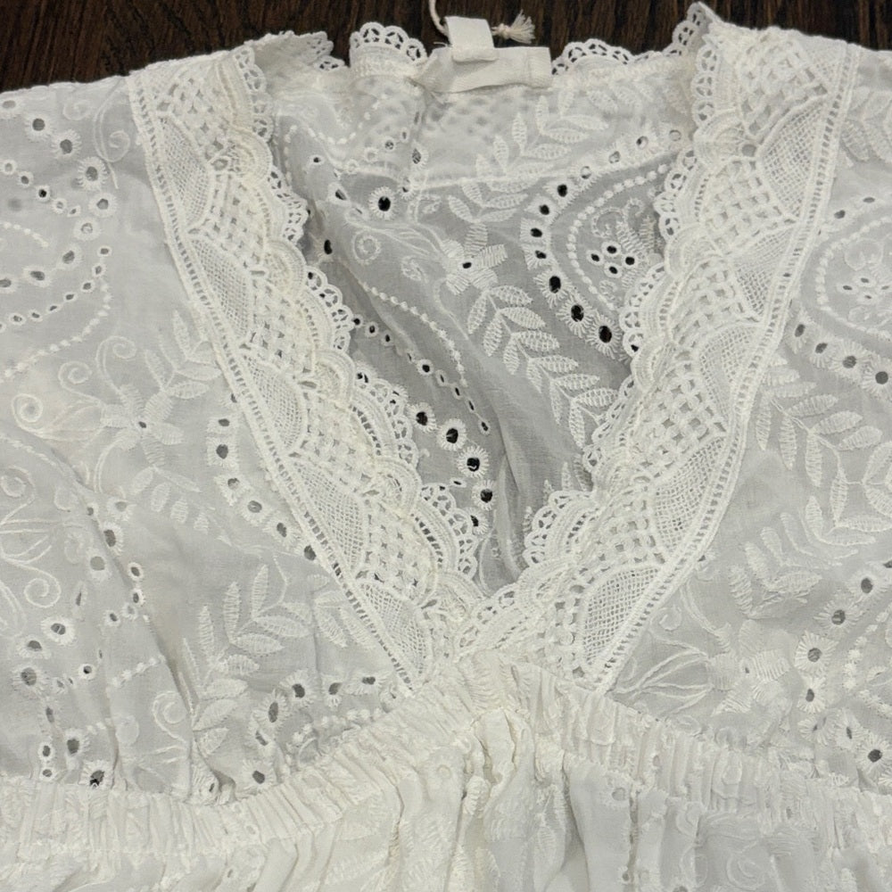 NWT Shabby Chic Women’s White Dress Size Small