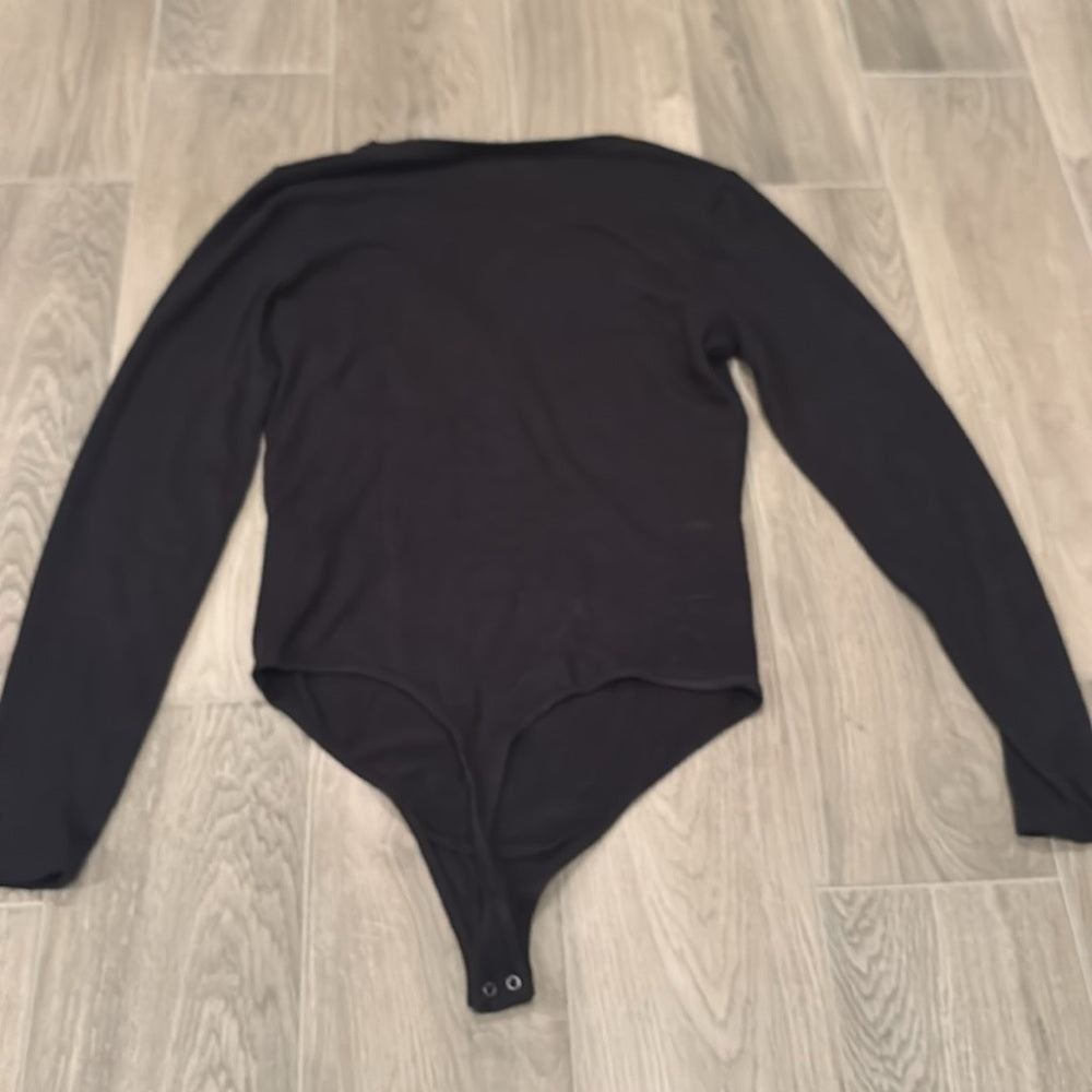 Abercrombie & Fitch Women’s Black Long Sleeve Body Suit Size
