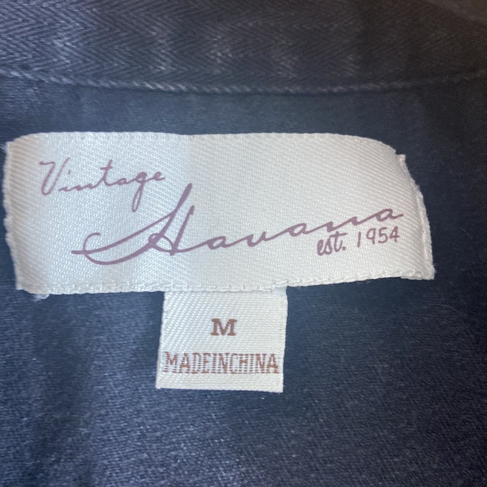 Women’s Vintage Havana jacket. Black. Size M