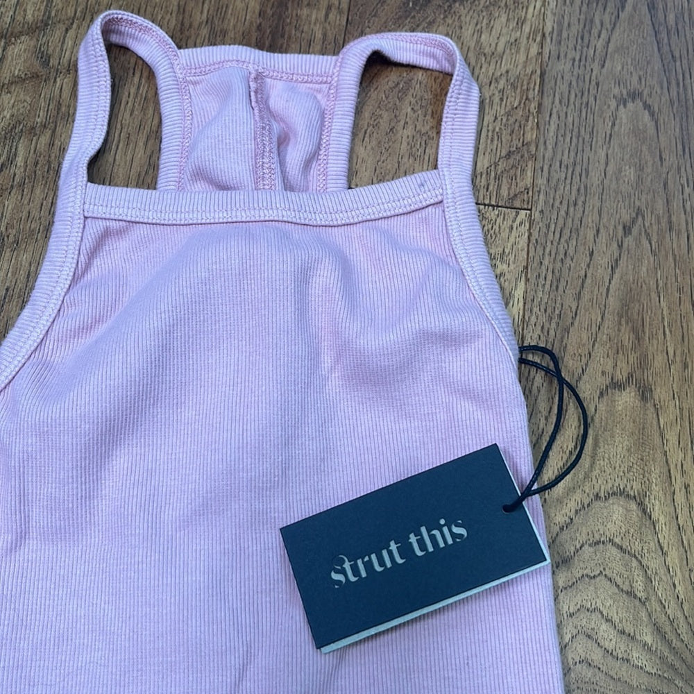 NWT Strut This Woman’s Pink Tank One Size