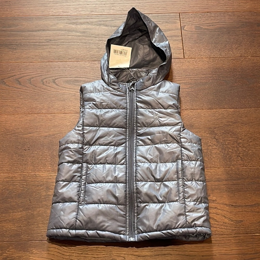 NWT Babycottons Light Charcoal Blue/Grey Vest Size 16