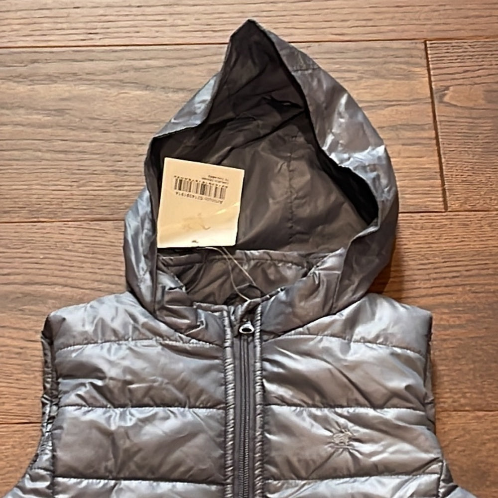 NWT Babycottons Light Charcoal Blue/Grey Vest Size 16