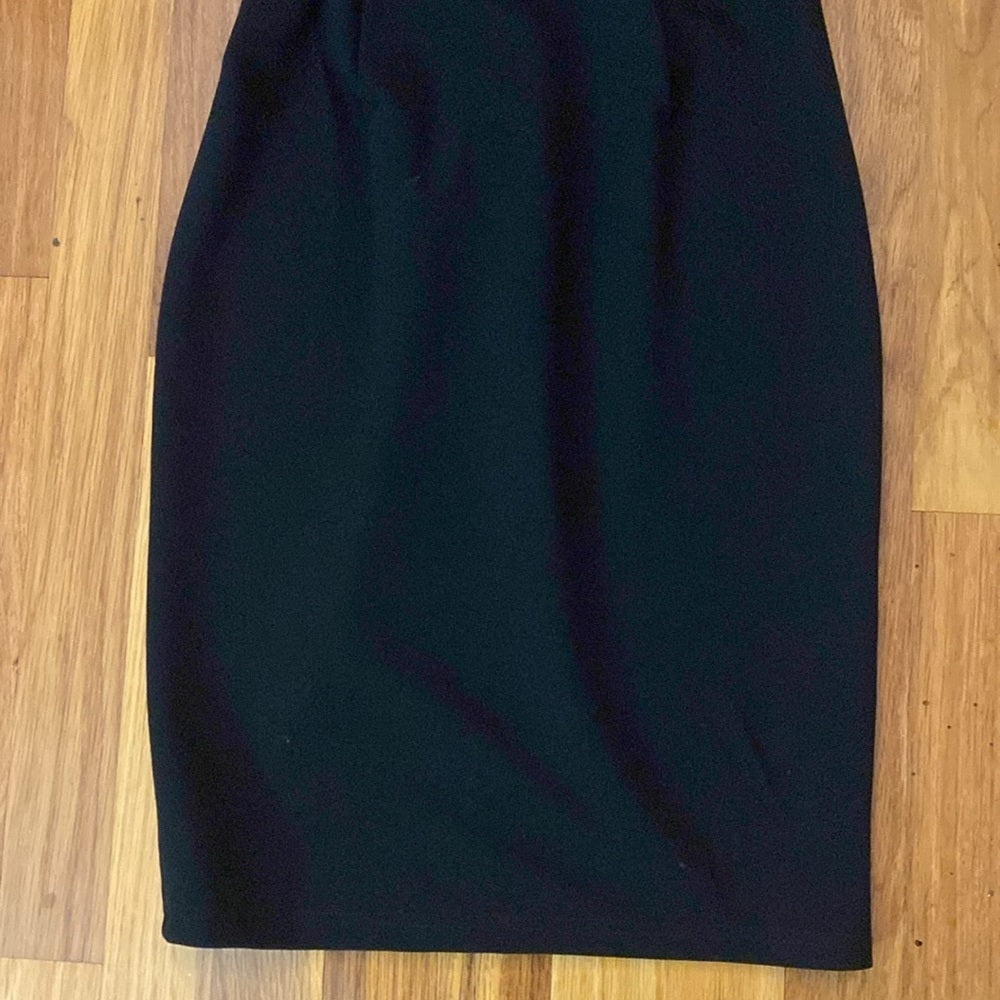 NWT Sunset + Spring Women’s Black Dress With Ruffle Detailing Size XS