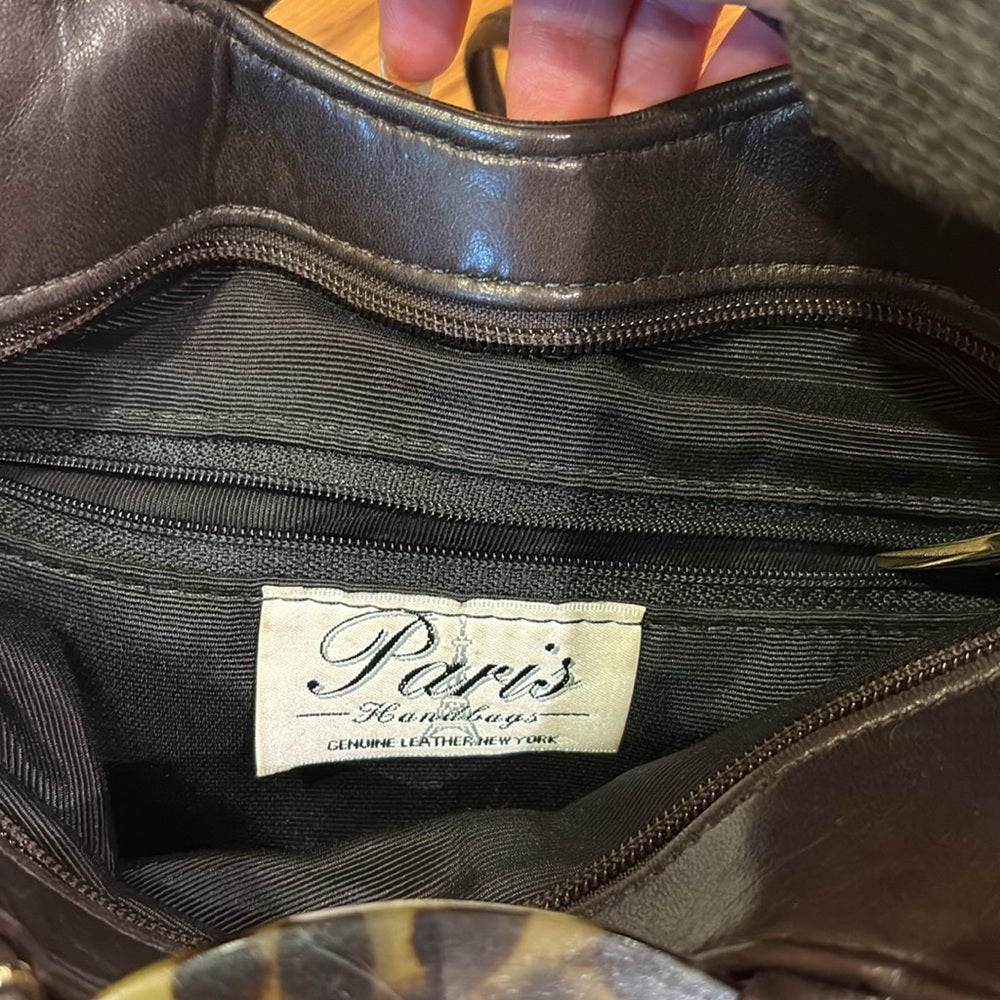 Paris Handbags Woman’s Brown Leather Bag