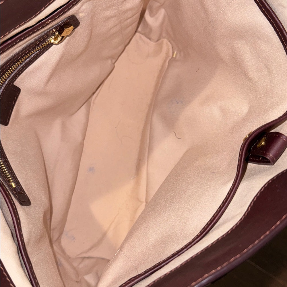 Louis Vuitton Monogram Mini Lucille GM Pink and Brown Canvas Tote Bag