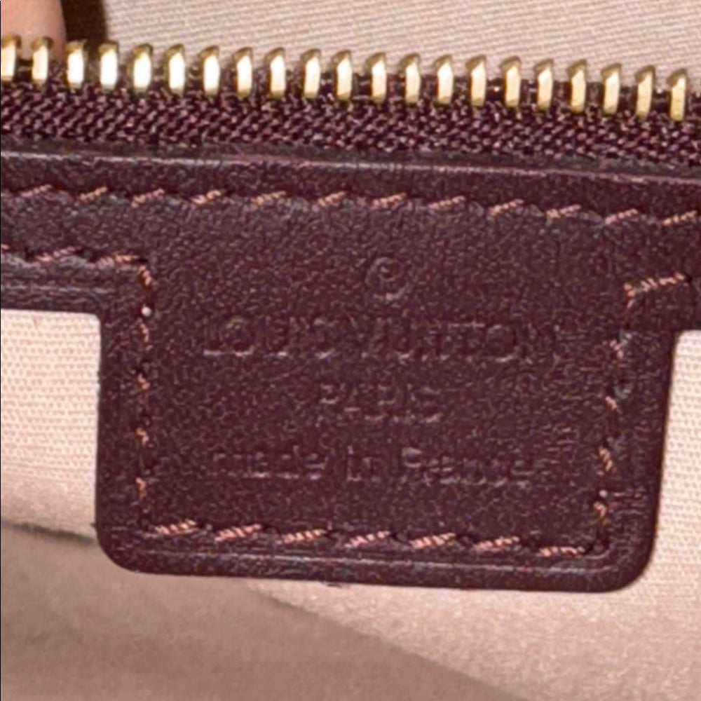 Louis Vuitton Monogram Mini Lucille GM Pink and Brown Canvas Tote Bag