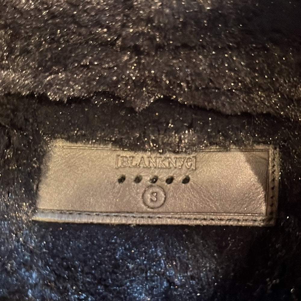 Blank NYC Woman’s Faux Leather Fur Jacket Size S