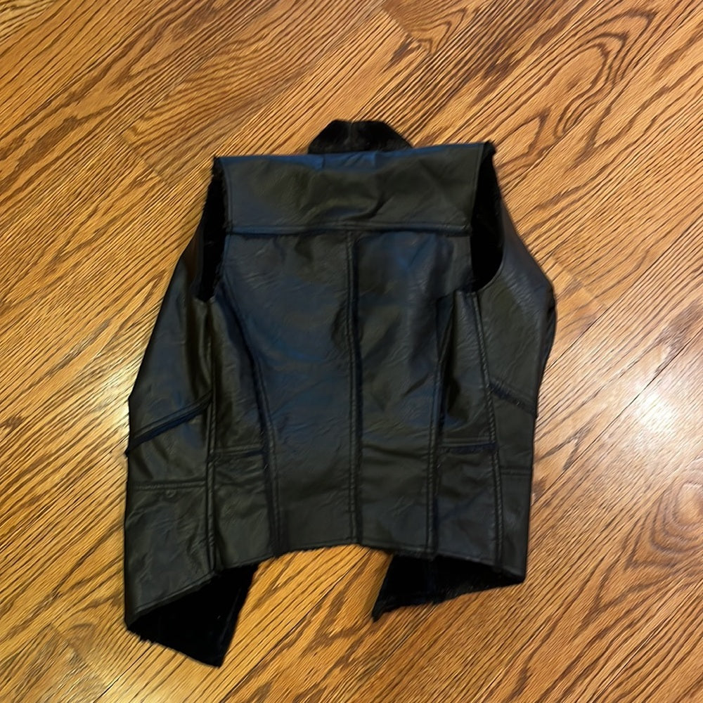 Blank NYC Woman’s Faux Leather Fur Jacket Size S